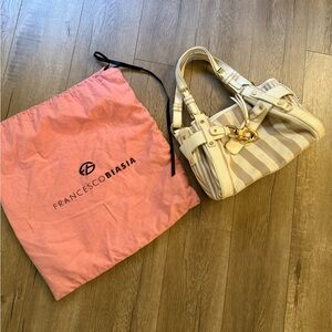 Francesco Biasia Cream and Tan Women's Bag